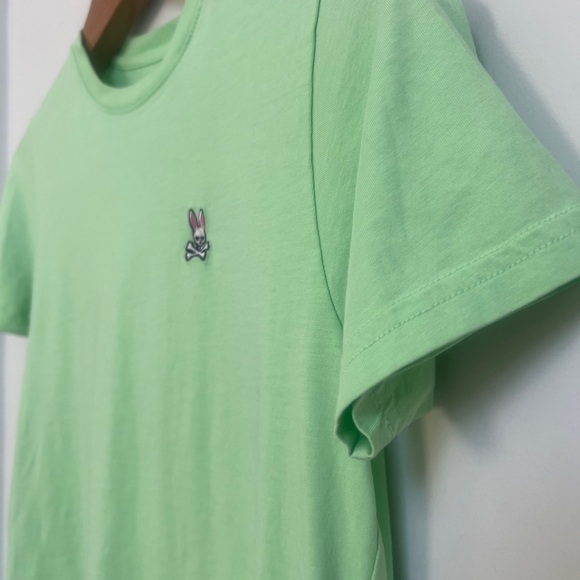 Psycho Bunny Mint Green Embroidered Logo Short Sleeve Crewneck T-Shirt - Picture 2 of 9